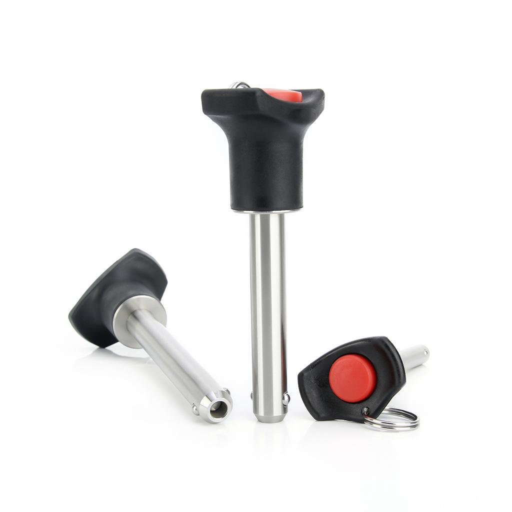 Button Type Quick Release Ball Head Locking Pin Resin Handle Quick Release Pin Safety Pin Positioning Pin With Rope