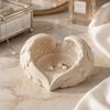 Plastic 3D Printed Wings Candle Holder Stable Candle Cup Jewelry Display Plate  Fireplace Decor