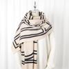2024 Autumn/Winter New Printed Cashmere Like Long Scarf Shawl Women'S Warm Scarf Shawl Thickened With Velvet