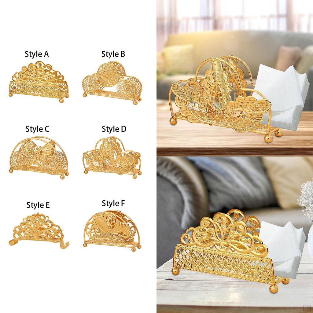 Paper Napkin Holder Freestanding Holders for Tables Tissue Dispenser Dining Room Kitchen