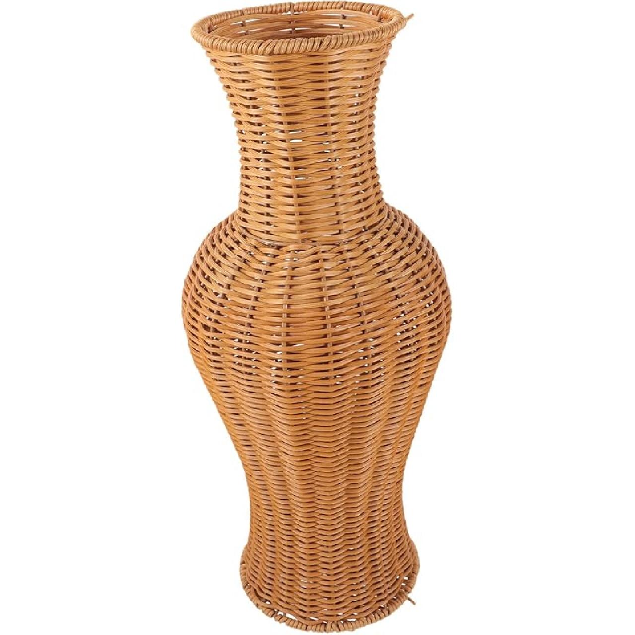 

Rattan Vase Wicker Floor Vase Woven Plant Flower Vase Chinese Flower Vase Woven Flower Containers Desktop Decor Rattan Flower Vase Floral Ornaments Medium как