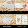 2/4/8/12pcs Cabinet Door Hinge Repair Plate Kitchen Cabinet Door Locker Hinge Fixing Plate Cabinet Door Hinge Repair Bracket