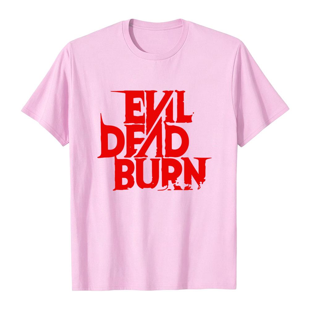 Camiseta Evil Dead Burn para Hombre Mujer Ropa Cuello Redondo Algodón Manga Corta Unisex Camisetas Estampado Gráfico Merch Ropa Casual Suave
