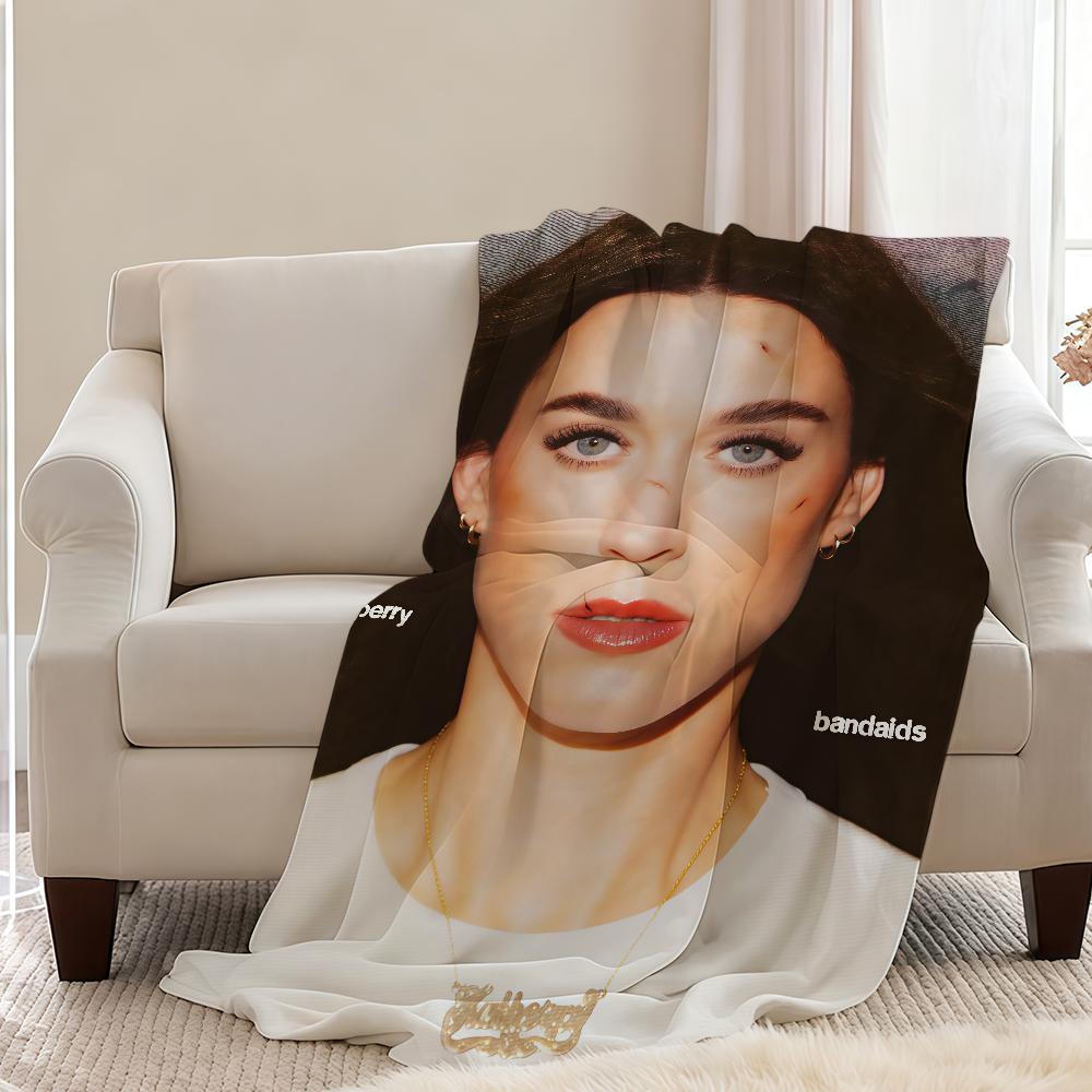 Blanket P-PerryS-ES Throw Super Cosy K-KatyS-ES Plush Living Room Sofa Album Couch Childish Bandaids Singer Birthday Gifts