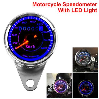 Auto Gauge Universal Tachometer Modified Odometer Machinery Motorcycle Modification Instrument With LED Light Moto Accessory
