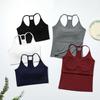 Racerback Damen-Camisole mit integrierten BH-Polstern, ärmelloses, formgebendes Sommer-Top für innen oder außen