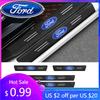 New 2026 Car Sticker 2025 Hot Car Door Sill Threshold Anti Scratch Protector Sticker For Ford Focus 2 3 Fiesta Mondeo Mustang Tr