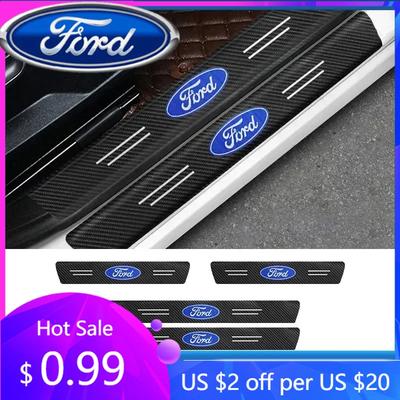 Nieuwe 2026 Auto Sticker 2025 Hete Auto Deurdrempel Drempel Anti-kras Beschermer Sticker Voor Ford Focus 2 3 Fiesta Mondeo Mustang Tr