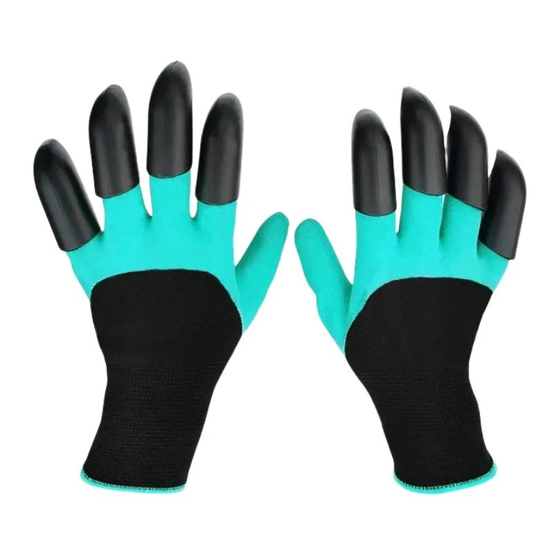 Garden Gloves with Claws Breathable Gardening Work Claw Gardening Gloves, for Planting Puncture Resistant Garden Gloves Digging