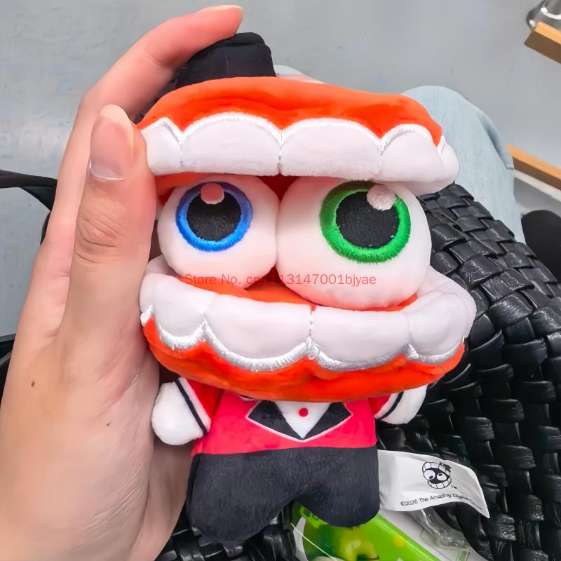 New Caine The Amazing Digital Circus Q Version Plush Toy Body Stuffed Cotton Doll For Anime Fans Collectible Decoration Gift