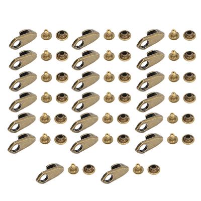 Legierung Stiefelhaken Nieten mit Band Bronze Wanderschuhe Verschlussstück Bekleidungszubehör