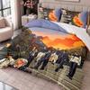 ATEEZ 3Pcs Bedding Set Duvet Cover With Two Pillowcases For Bedroom Home Decoration