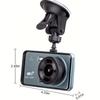 4-inch Dashcam, HD Dual-lens Touchscreen, WiFi Car Dashcam
