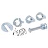 Front Left Right Door Lock Cylinder Repair Kit for BMW X3 E83 2004-2010 X5 E53 2000-2006 51217035421 Zinc Alloy
