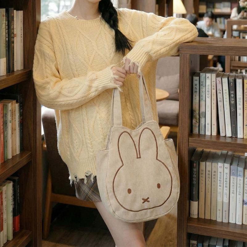 Winter lazy wind large-capacity tote bag bag women s new cute rabbit handbag shoulder armpit bag
