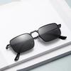 Retro Steamspunk Square Sunglasses Metal Frame Unisex Comfortable Daily Wear Sun Glasses Suitable for Driving Travel