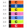 Wow Custom Captain C Armband Velcro Kids' Team Badge for Football Match Training