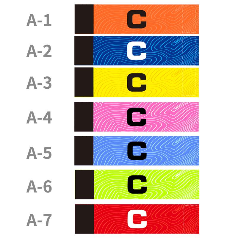 Wow Custom Captain C Armband Velcro Kids' Team Badge for Football Match Training