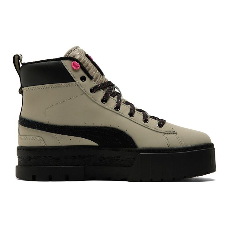 PUMA Mayze Mid Wtr Women Khaki Mid Top Platform Lifestyle Sneakers 381888-01