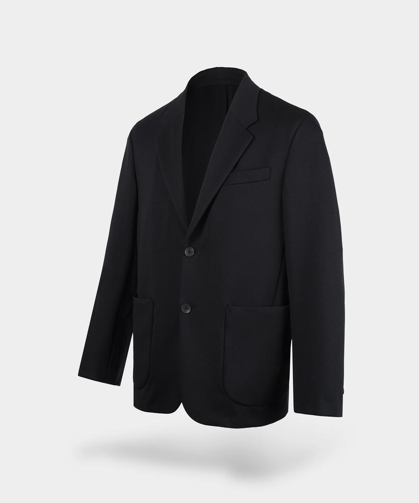 Birbante Comfort Stretch Setup Blazer Jacket - Black
