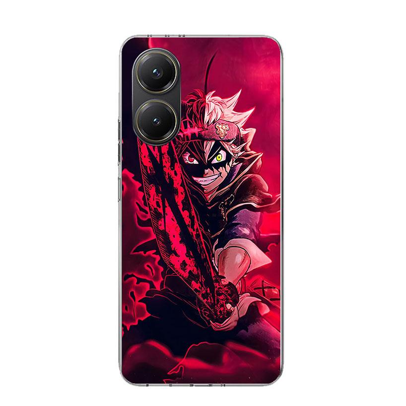 Schwarze C-Klee Anime Handyhülle Für Xiaomi Poco F7 Ultra X7 X6 Pro X5 Redmi 15 15C 13 13C 12 12C 10 10A 10C 9 9A 9C 9T Hülle Po