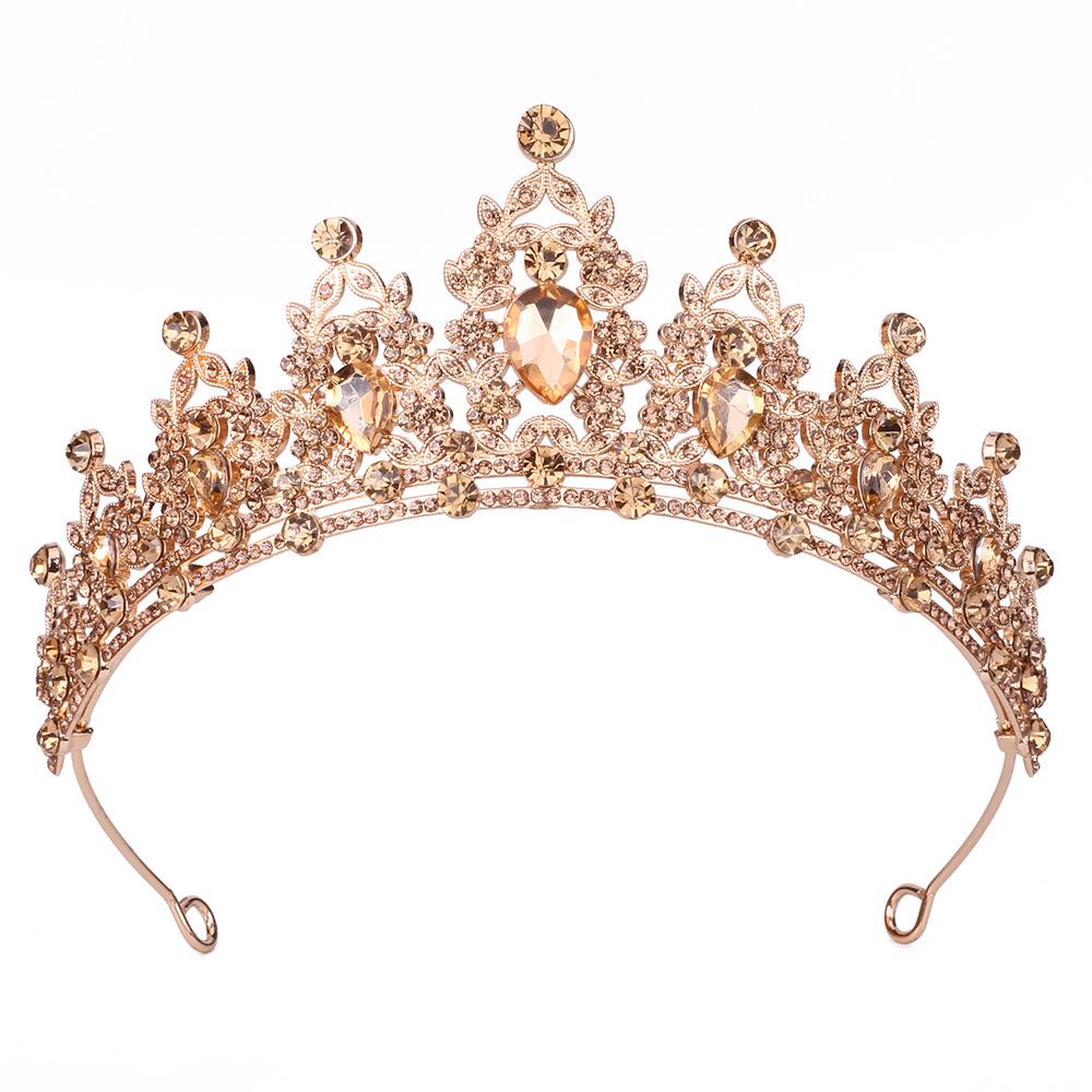 Königliche Kristall Barock Königin Krone Stirnband für Braut oder Geburtstag
