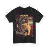 Alien Katze Schweres Baumwoll-T-Shirt Sci-Fi Film Liebhaber Geschenk Lustiges Alien Katze Shirt
