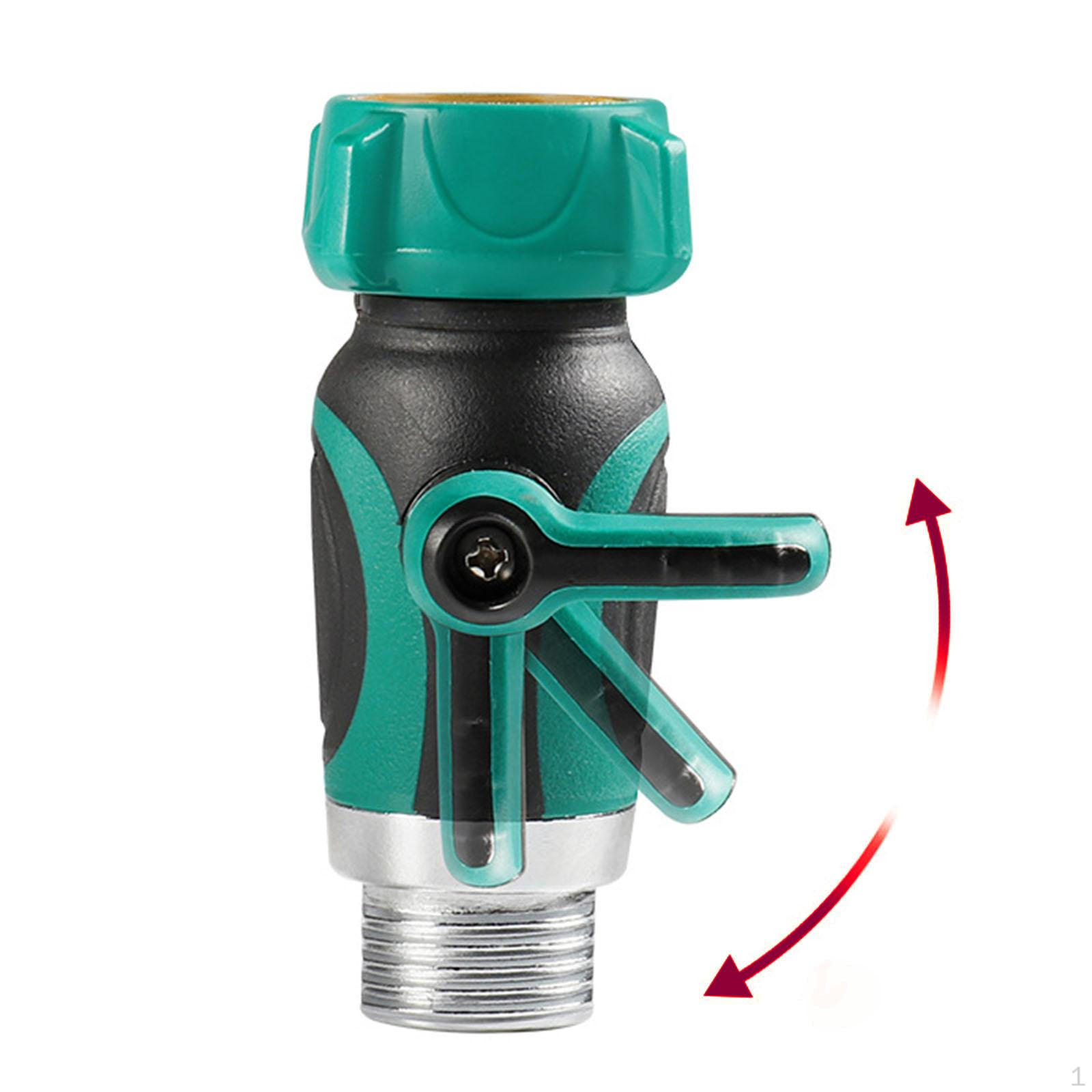 

Garden Hose Connector Control Watering Tube Sturdy with Ball Valve Water Fittings for