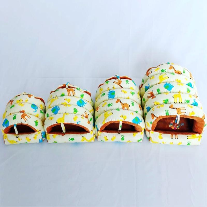 Fashion Pet Bird Parrot Cages Warm Hammock Hut Tent Bed Hanging Cave for Sleeping Small Bird Cage Accessories Bird House