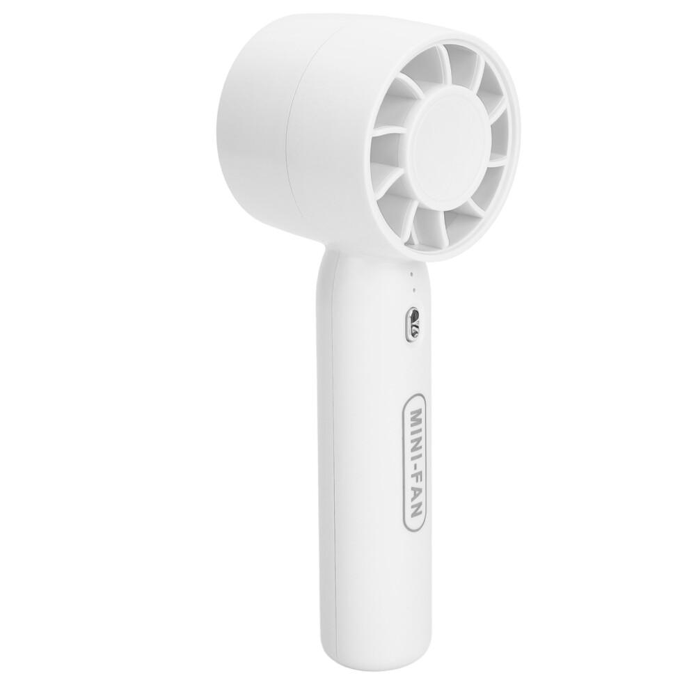 Kompakter Persönlicher Ventilator mit leisem Betrieb, 3 Geschwindigkeiten USB-wiederaufladbar Mini-Handventilator für Reisen Büro Outdoor, Tragbarer Ventilator mit Luftfahrt