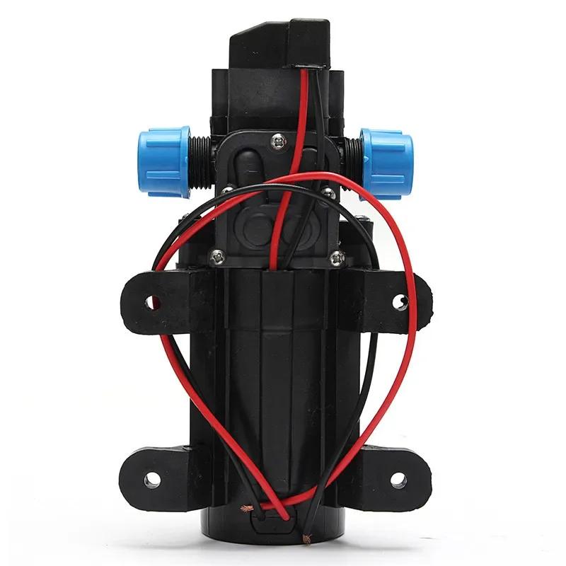 DC 12V 60W 120PSI 5L/MIN Agricultural Electric Water Pump Black Micro High Pressure Diaphragm Water Sprayer Car Wash 12 V