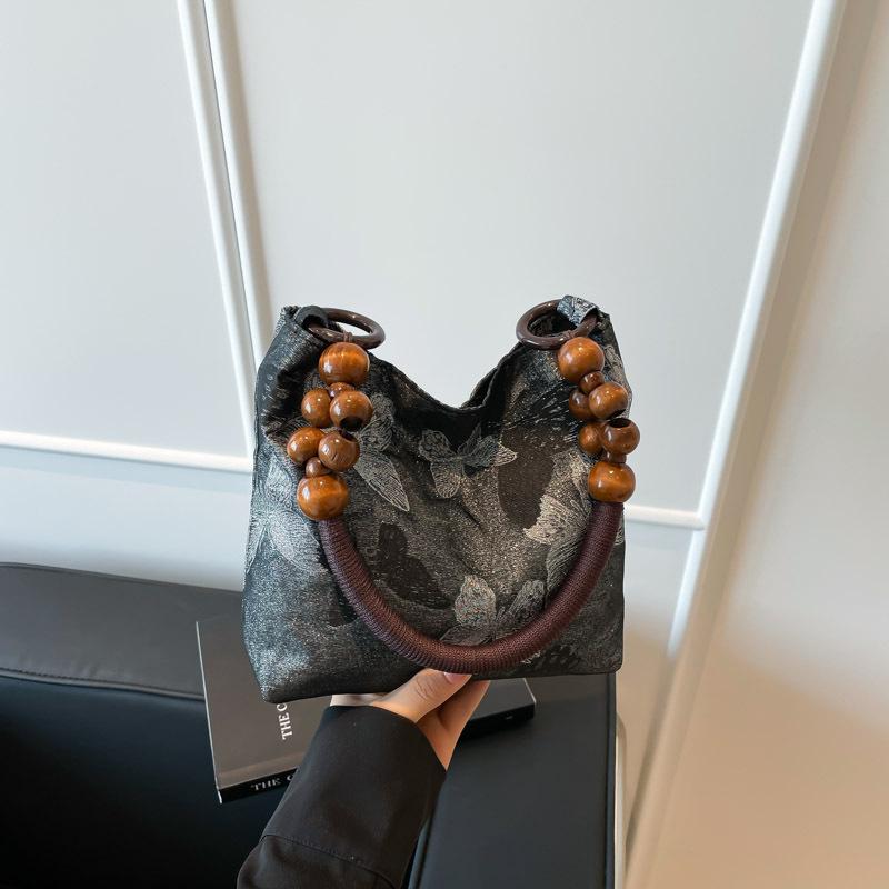 New Chinese-Style Niche Versatile Underarm Tote Bag For Women 2026 Summer High Aesthetic Value Artistic Embroidery Handbags