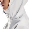 On Trek Water-Resistant Outdoor Hooded Fashi Jacket Men Jacket Silver 1ME10320296