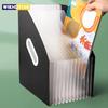 1pc Vertical Portable Folder, Expandable Organ Bag, Multi-layer Student Specific Paper Organizer, Office Files Available