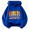 Felpa con Cappuccio Personaggio Cartone Animato KATSEYE per Bambini Felpa con Cappuccio a Manica Lunga per Ragazze Maglione con Grafica di Gruppo Top Casual Street per Bambini
