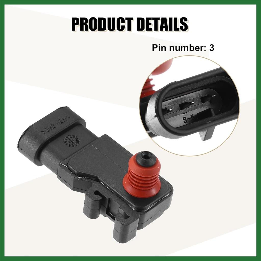 Motoforti Manifold Absolute Pressure Sensor MAP Sensor 32316-99 933-1003 MC-MAP3 10220075 32416-10 32417-10 32424-98 for Harley Davidson Dyna Softail