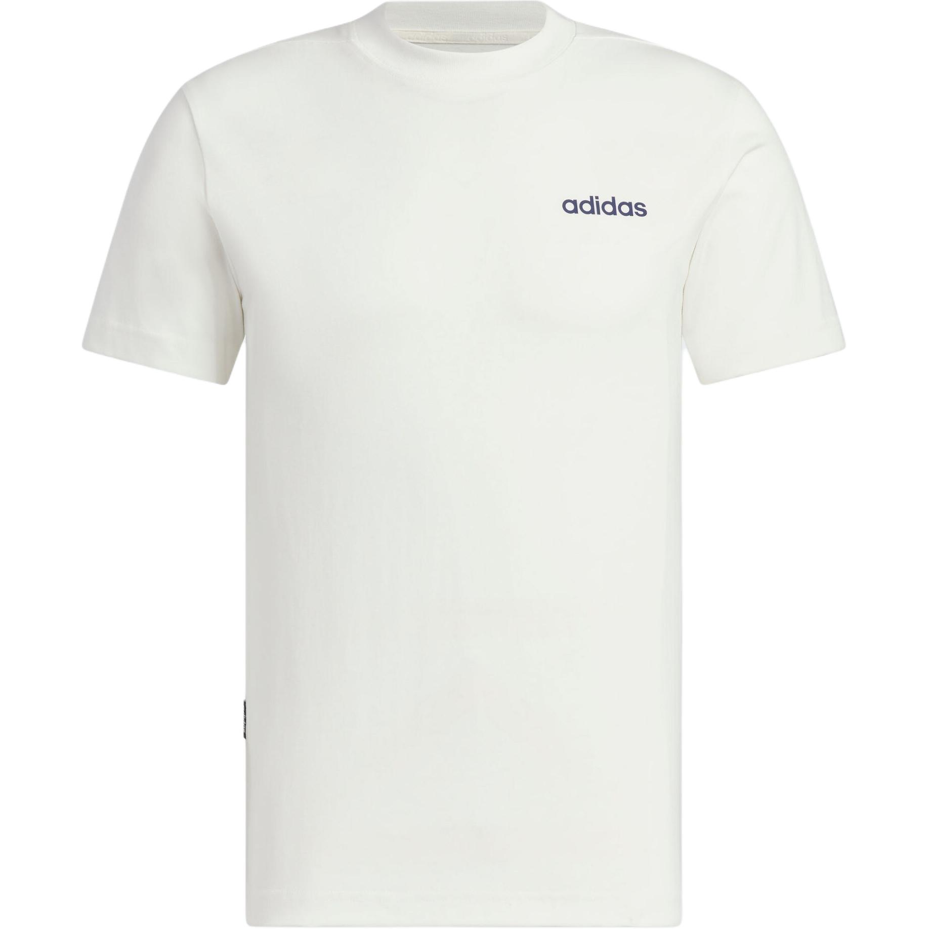 

Adidas Футболка унисекс из чистого хлопка, спортивная, повседневная, с коротким рукавом, топы Han-Jade-White JL9653 L