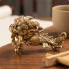Dragon Pendant Intricate Relief Charm Ornament Curled Fashion Accessory for Desk Display