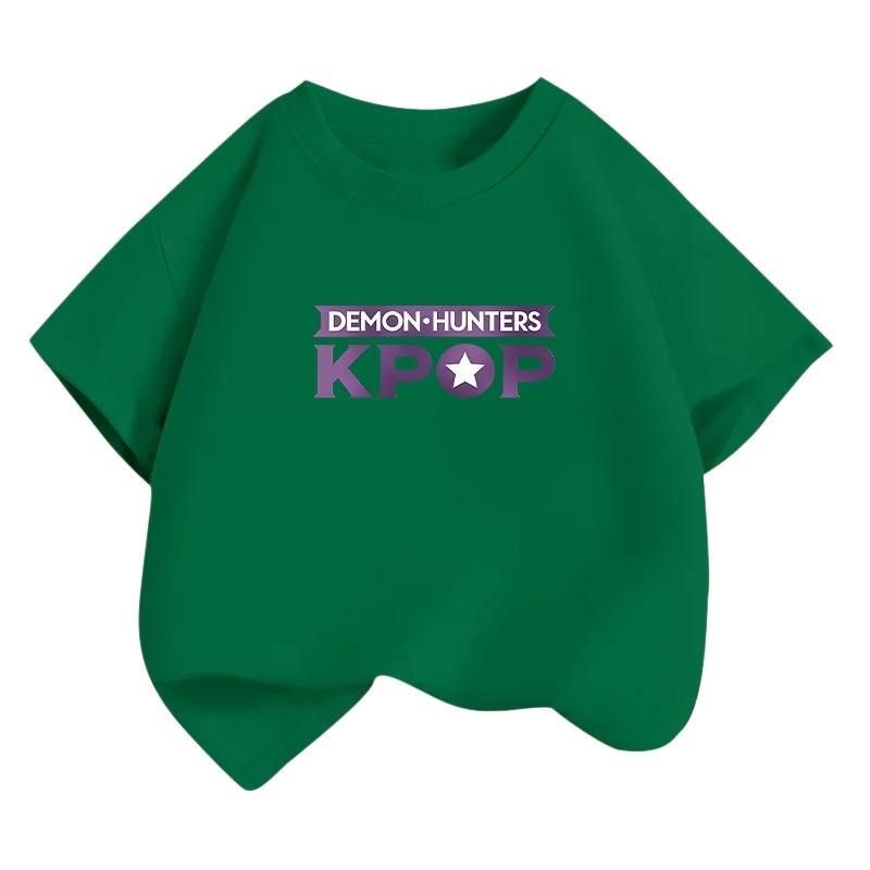 Kids Girls Kpop Hunters Zoey Mira Rumi Huntrix Print T-shirt