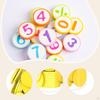 1 inch Math Manipulatives Counting Chips Discs 100Pcs for Bingo Games Multifunctional Sturdy Round