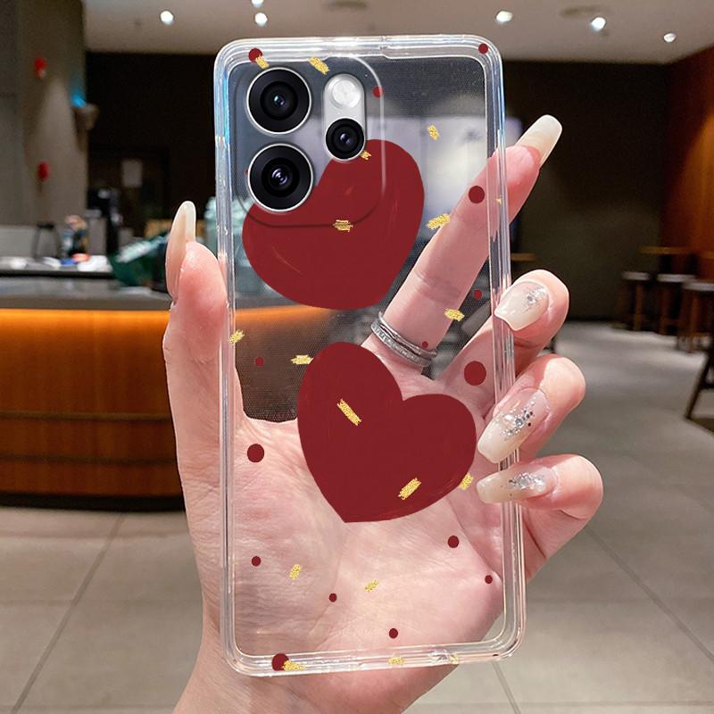 For OPPO Reno 15F 5G Case CPH2801 Clear Fashion Butterfly Flower Soft TPU Silicone Cover For OPPO Reno15 F Reno 15 FS Phone Case
