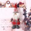 Julepynt tilbehør Juletre Dekor Nyttår Reinsdyr Snømann Plysj leke Julenisse Dukke Ornamenter Navidad Dekorasjon God Jul