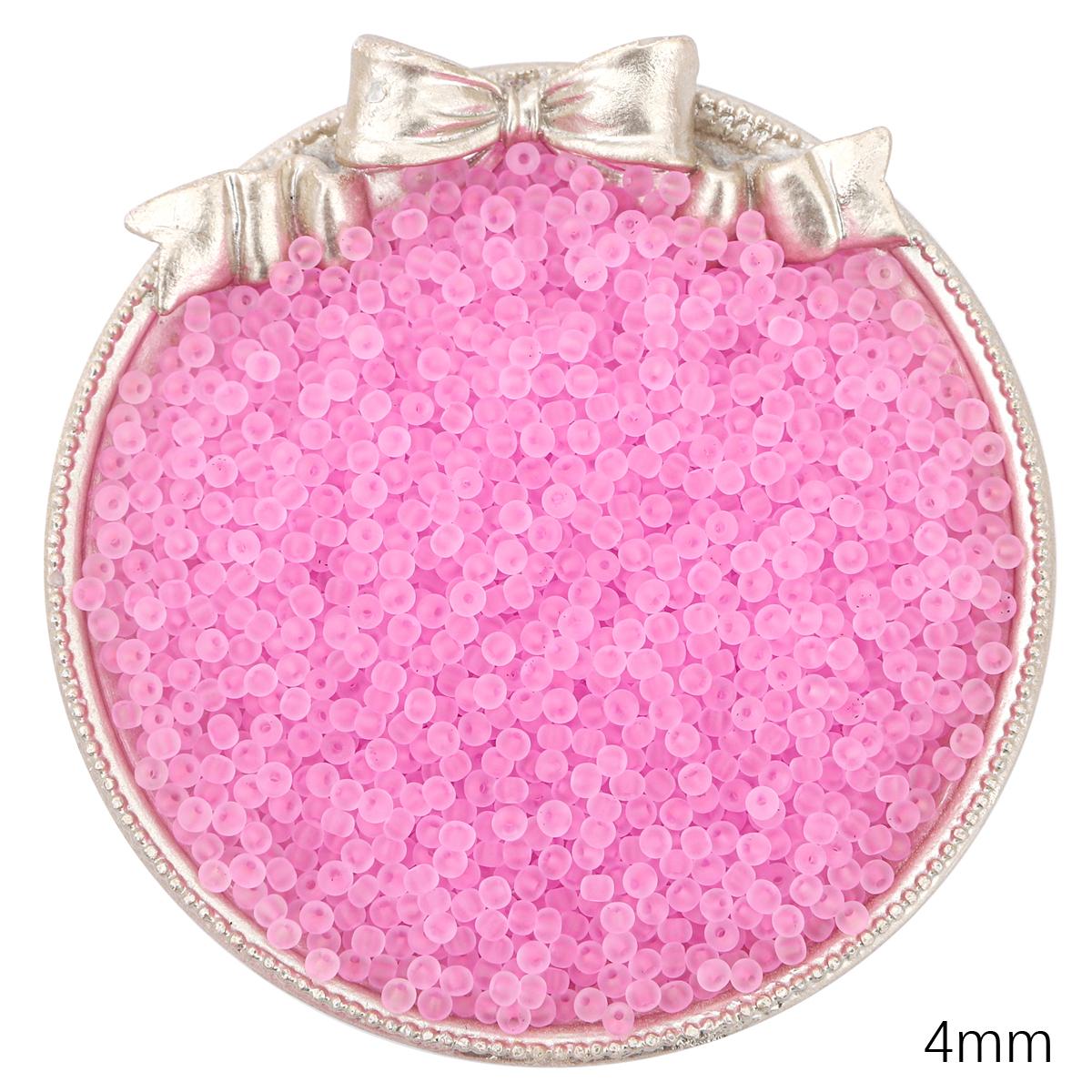 

Прозрачные матовые чешские стеклянные бусины, свободные бусины для изготовления ювелирных изделий своими руками, швейные бусины, аксессуары C25 4mm 100pcs