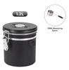 Stainless Steel Airtight Lid Preserves Freshness Storage For Coffee Beans Canister Coffee Container with Co2 Valve Coffeeware
