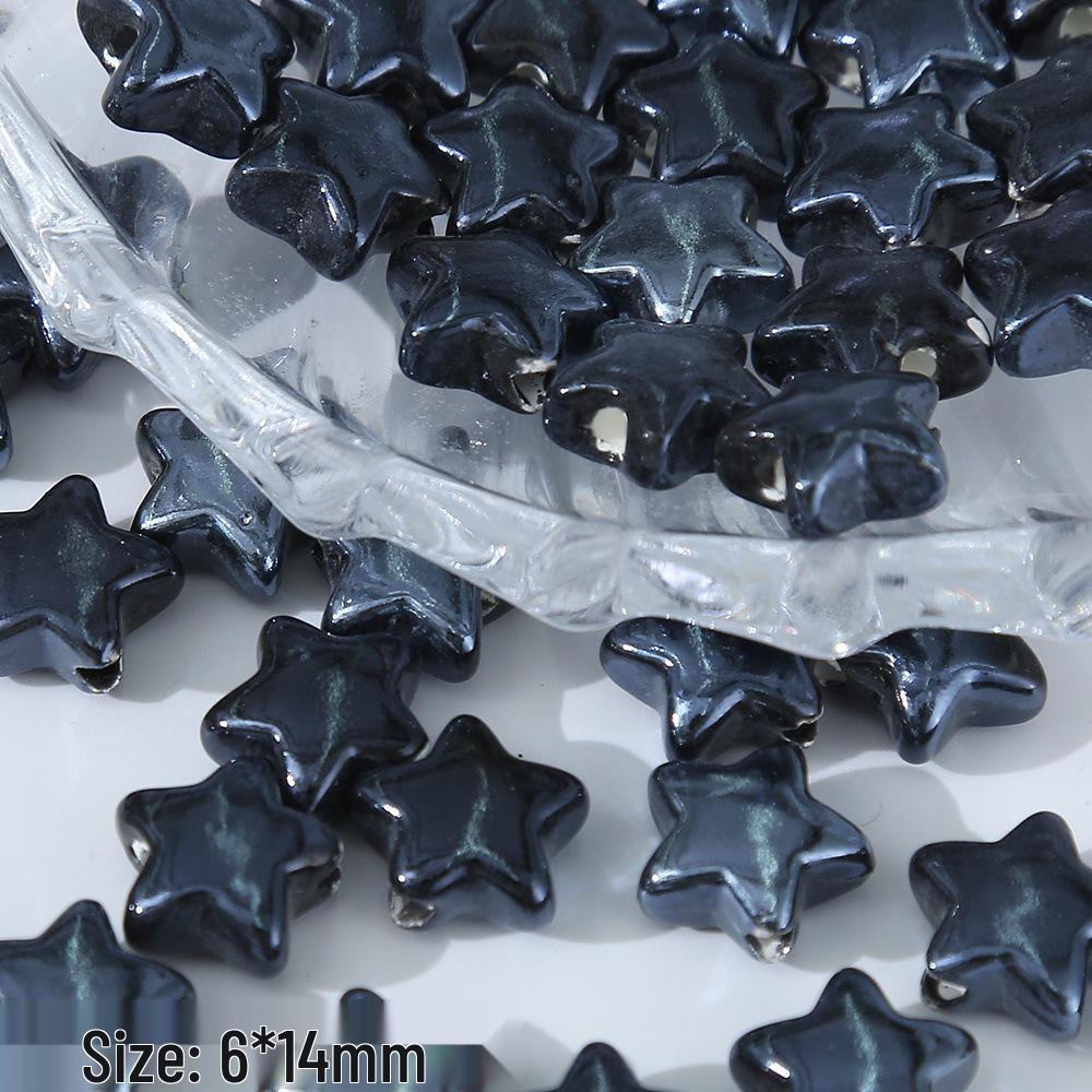 3D Ceramic Panda Heart Flower Beads for DIY Bracelets