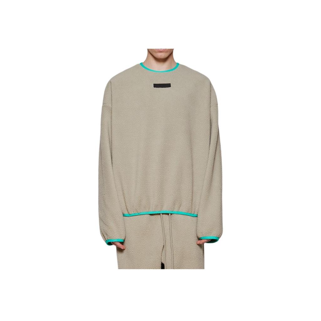 Fear of God Essentials Polar Fleece Crewneck Seal Men Tops Grey 192SP244705F