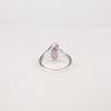 Natural Amethyst Gemstone 925 Sterling Silver Jewelry Zircon Engagement Ring CZR-8-10