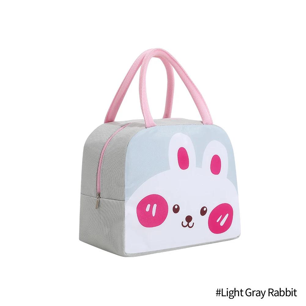Cute Cartoon Animal Tote Insulated Thermal Lunch Bag Cute Cartoon Picnic Food Storage Lunch Box Cooler Bags