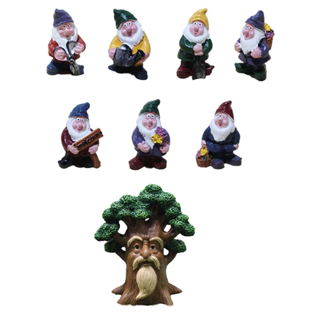 Grandpa Tree And The Seven Dwarfs Ornaments Garden Courtyard Tree Man Decoration Garden Bonsai Decoration