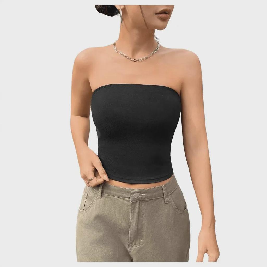 2025 Evropský a americký top bez ramínek: Stylová, Špičková, Elegantní, Sexy, Zeštíhlující Vesta pro Ženy